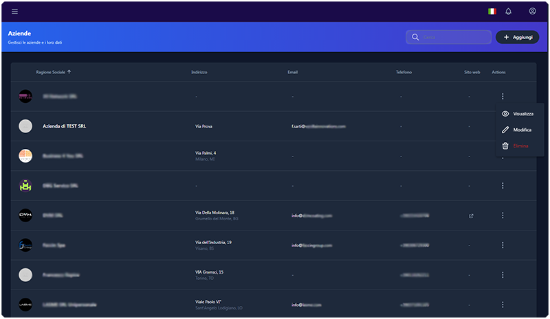 aziende e contatti